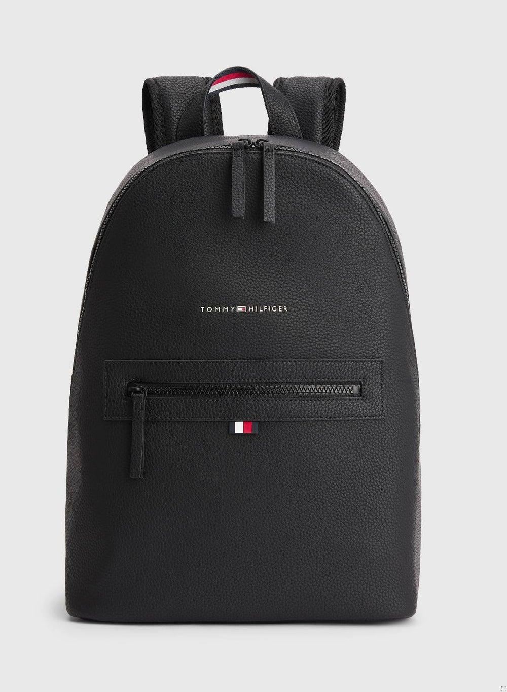 TOMMY HILFIGER Essential Men's Faux Leather Backpack - Image 1