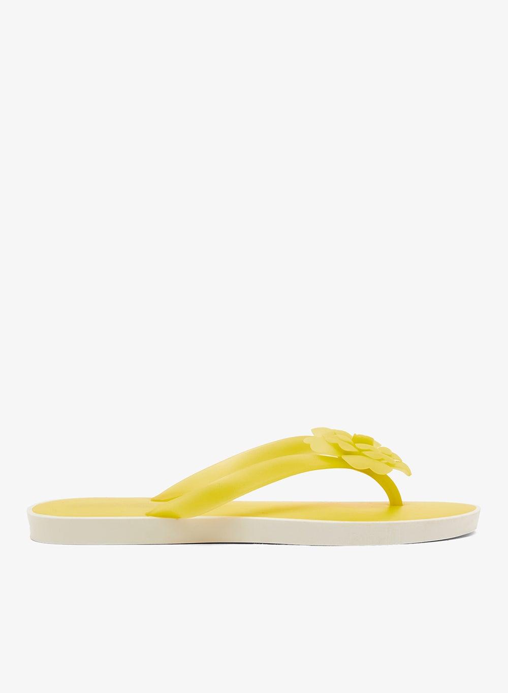 Lemon Flower Detail Flip Flops F0904Pm1 - Image 1