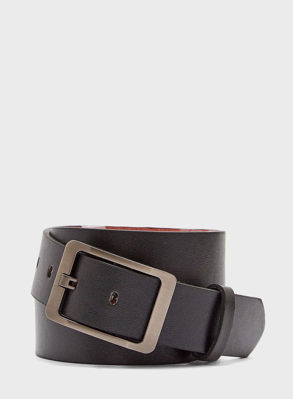 Seventy Five Black Casual Belt for Men - Elegant Accessory - Image 1