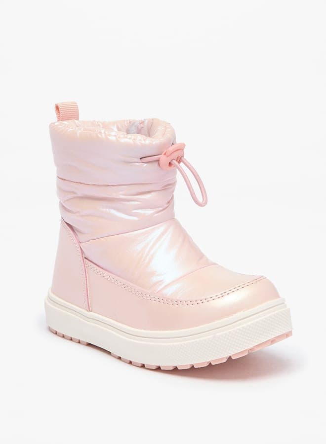 Chic Pink Ankle Boots for Girls with Easy Zip Closure - Image 1