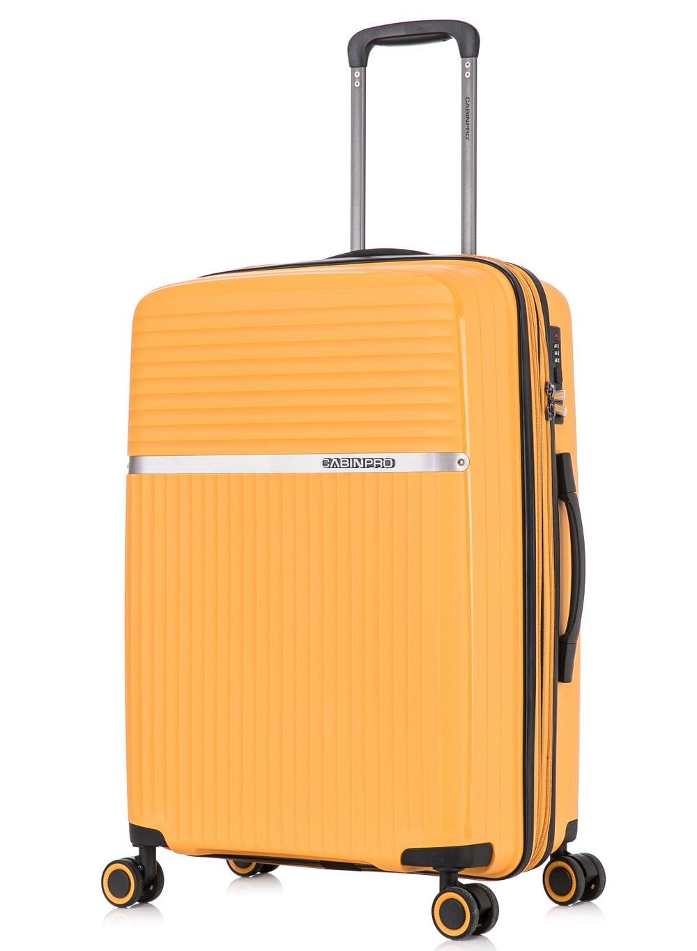 CABINPRO 24 Yellow Fashion Trolley - Expandable, Lightweight & Secure - Image 1
