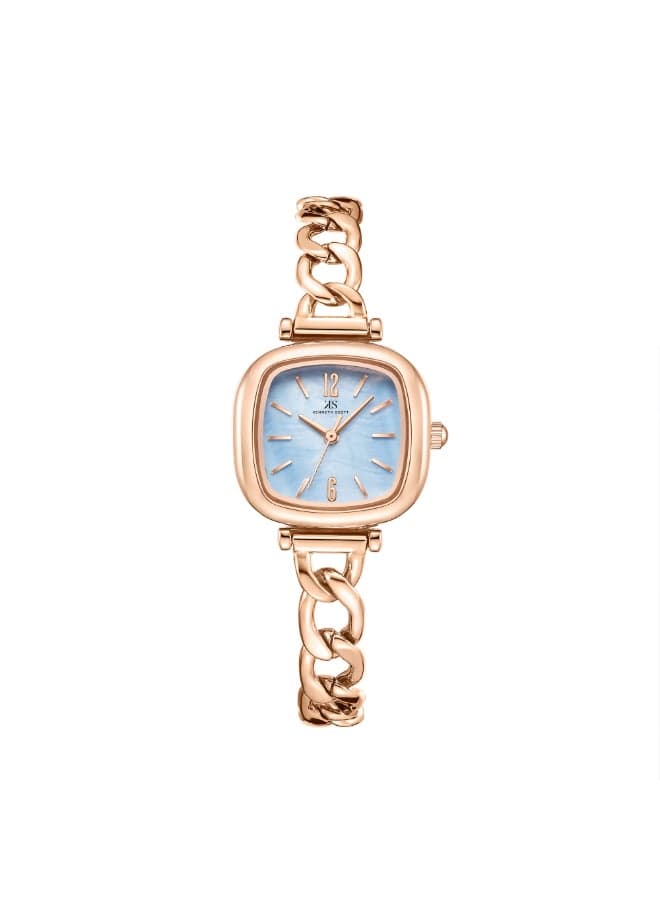 KENNETH SCOTT K23513-RBKL Elegant Rose Gold Analog Watch for Women - Image 1