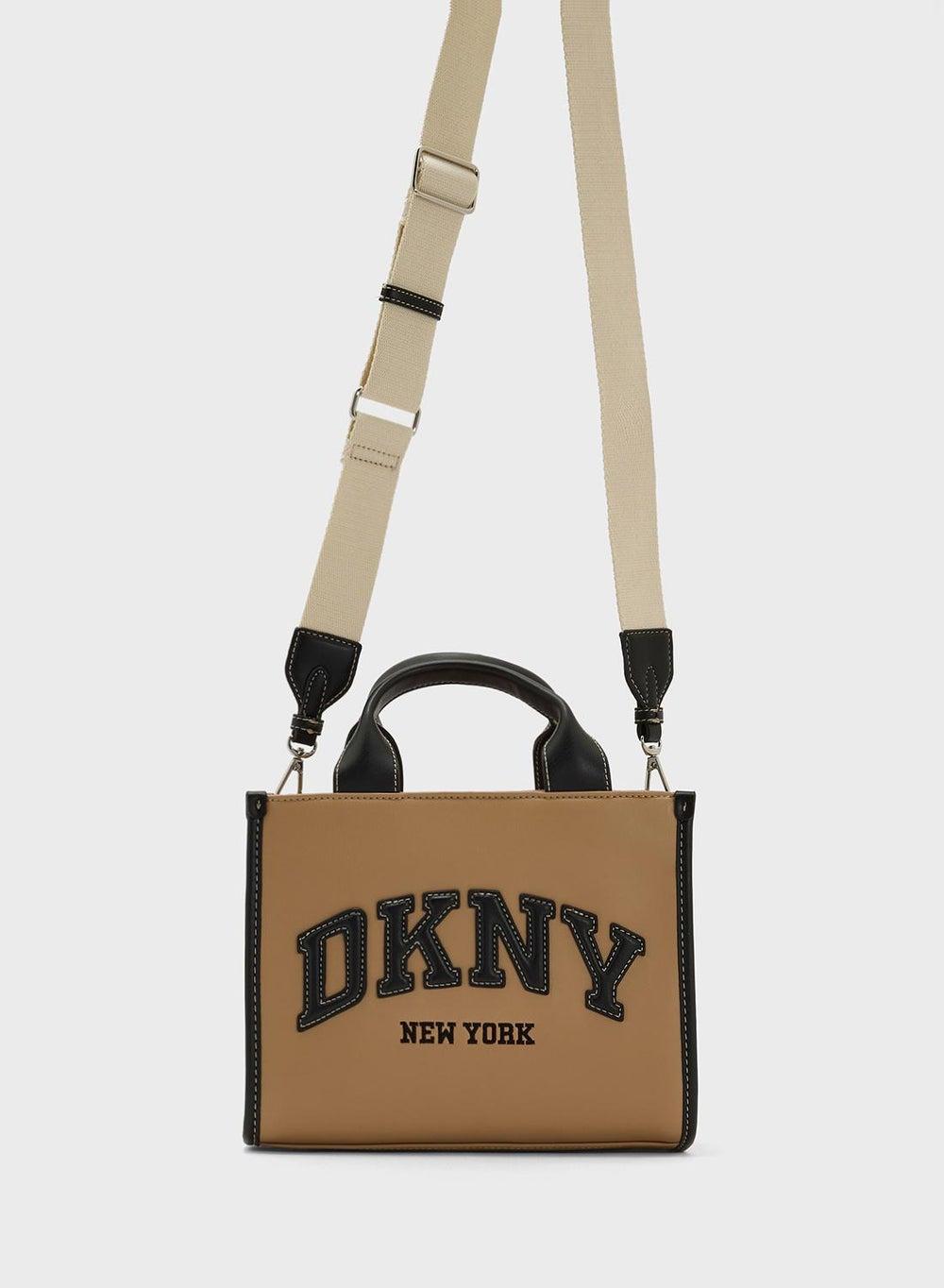 DKNY Hadlee Chic Two-Tone Logo Tote for the Modern Woman - Image 1