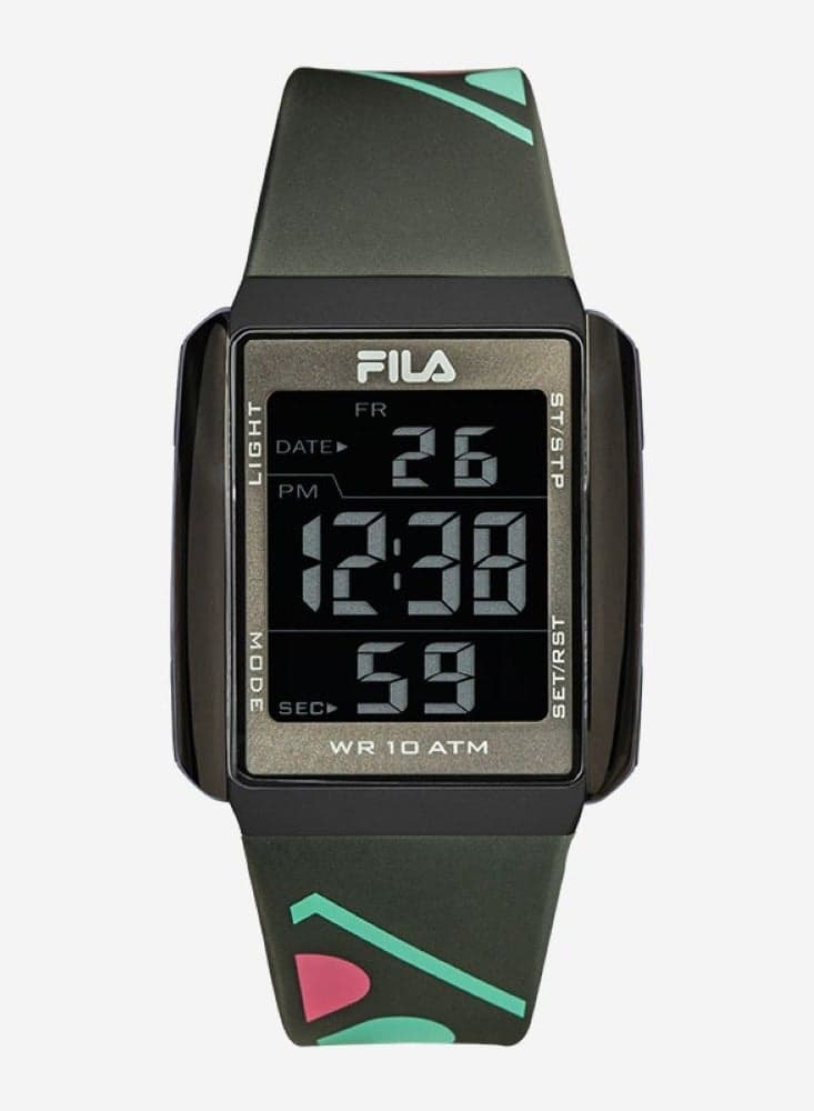 FILA Unisex Chrono Watch with Gray Strap - 38-325-003 - Image 1