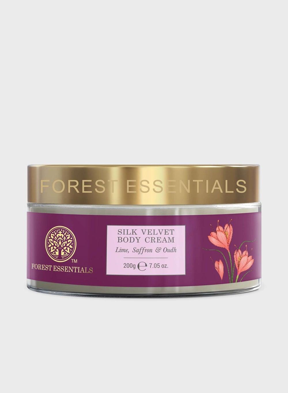 Silk Velvet Lime & Saffron Body Cream 200G - Oudh Essence - Image 1