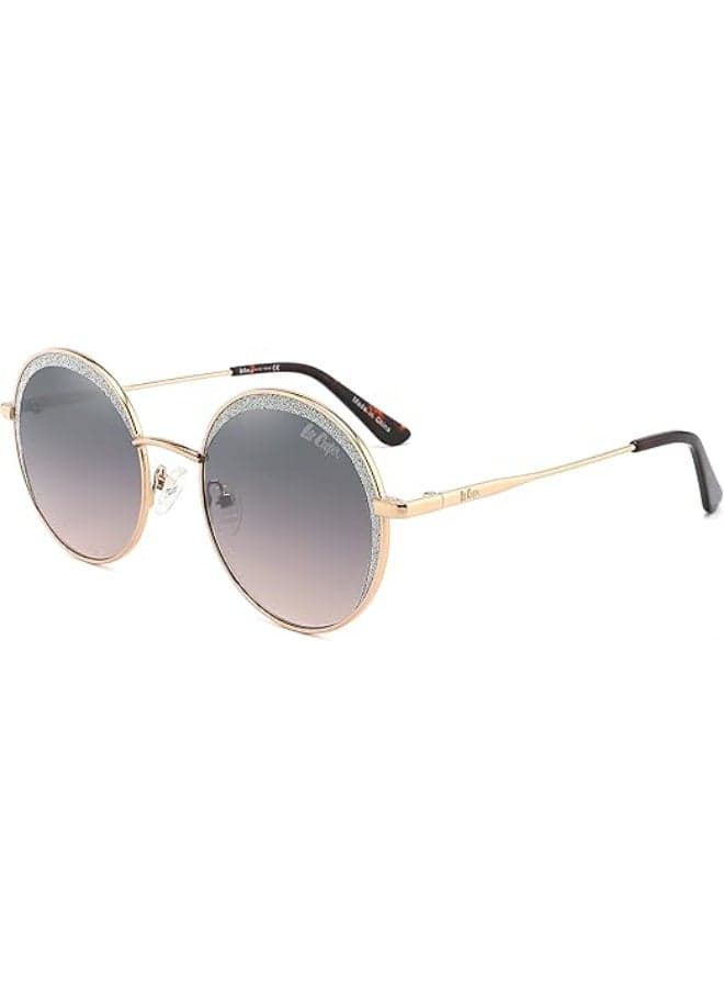 Lee Cooper LC1014C01 Women's Chic Polarized Gold Sunglasses - Image 1