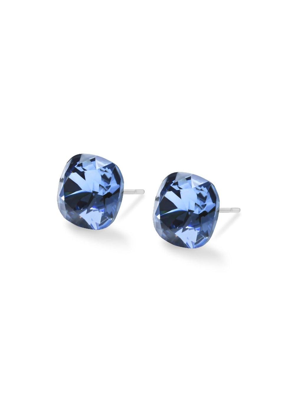 Seona SOPHIA Light Sapphire Crystal Elegance Stud Earrings - Image 1