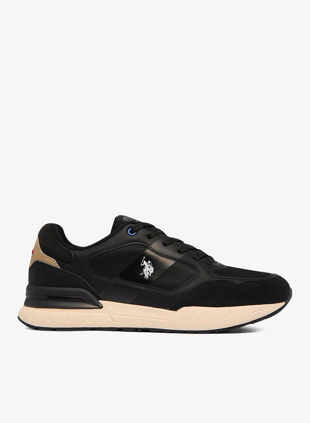 U.S. POLO ASSN. Men's Matca 5M Limited Edition Black Sneakers - Image 1