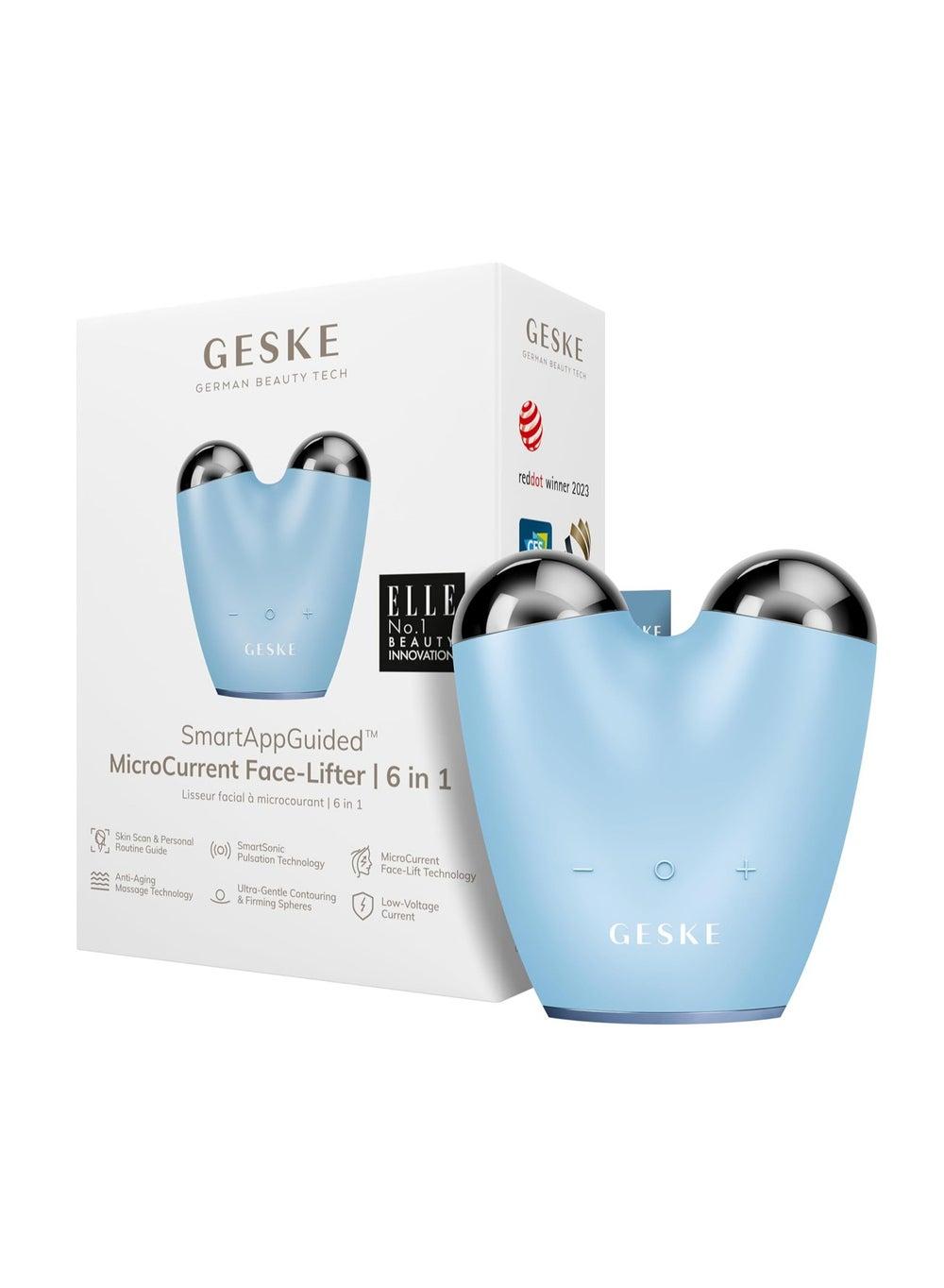 Aquamarine Smart 6-in-1 MicroCurrent Facial Revitalizer - Image 1