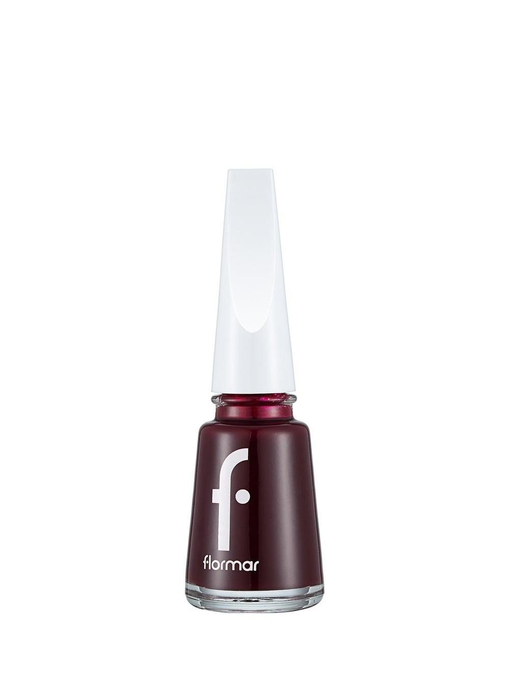 Flormar 352 Blackstar Red Nail Enamel - Luxurious Shine - Image 1