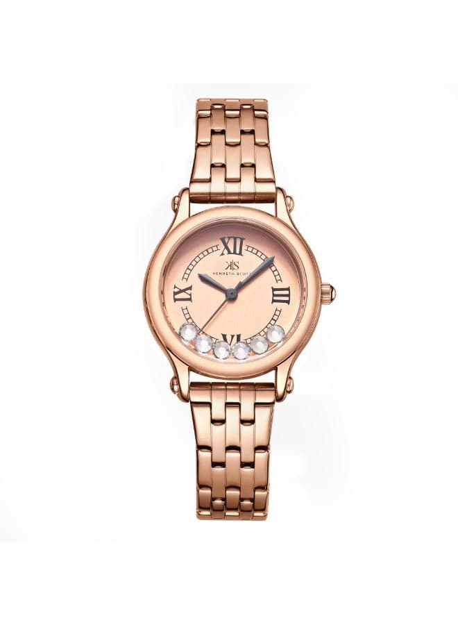 KENNETH SCOTT K25510-RBKK - Elegant Women's Rose Gold Watch - Image 1