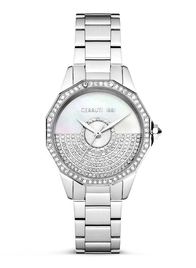 Cerruti 1881 Jesina Elegant Women's Watch - 30 MM White Dial - Image 1