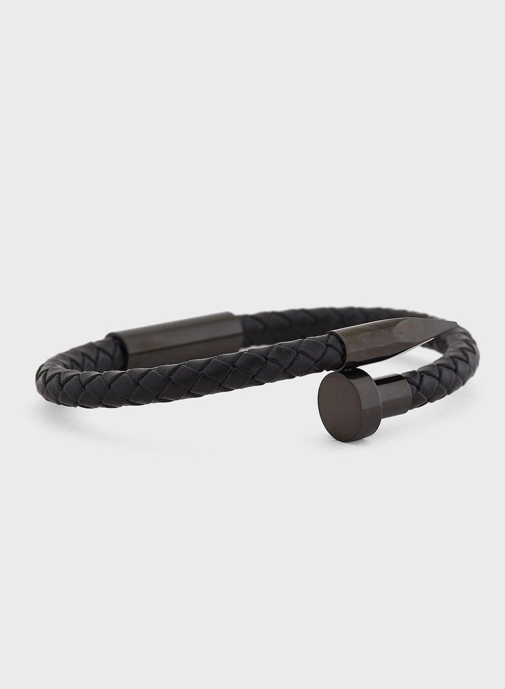 Seventy Five Sleek Braided Nail Bracelet for Men - Image 1