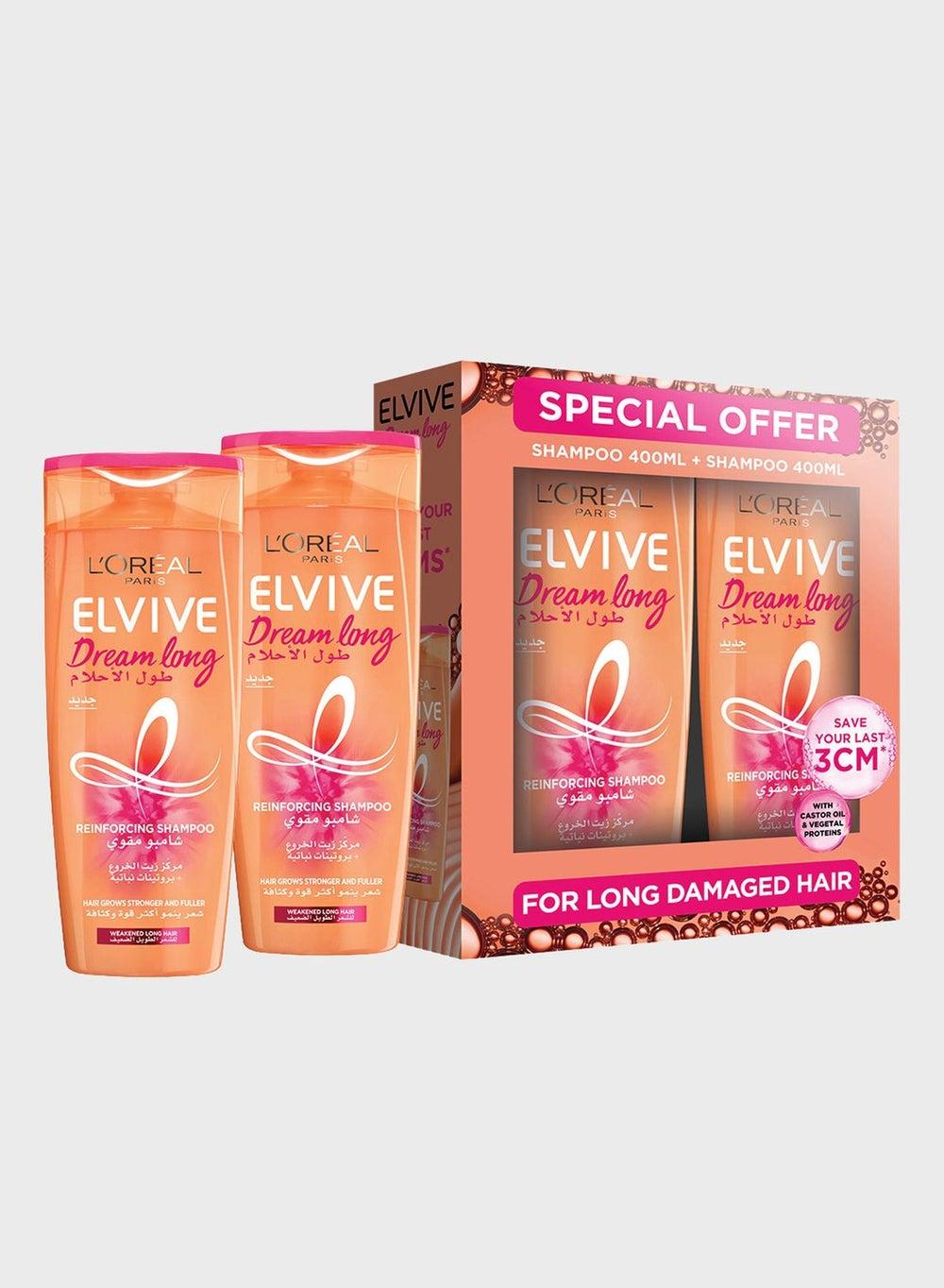 Elvive Dream Long Shampoo Twin Pack - Luxurious Lengths - Image 1