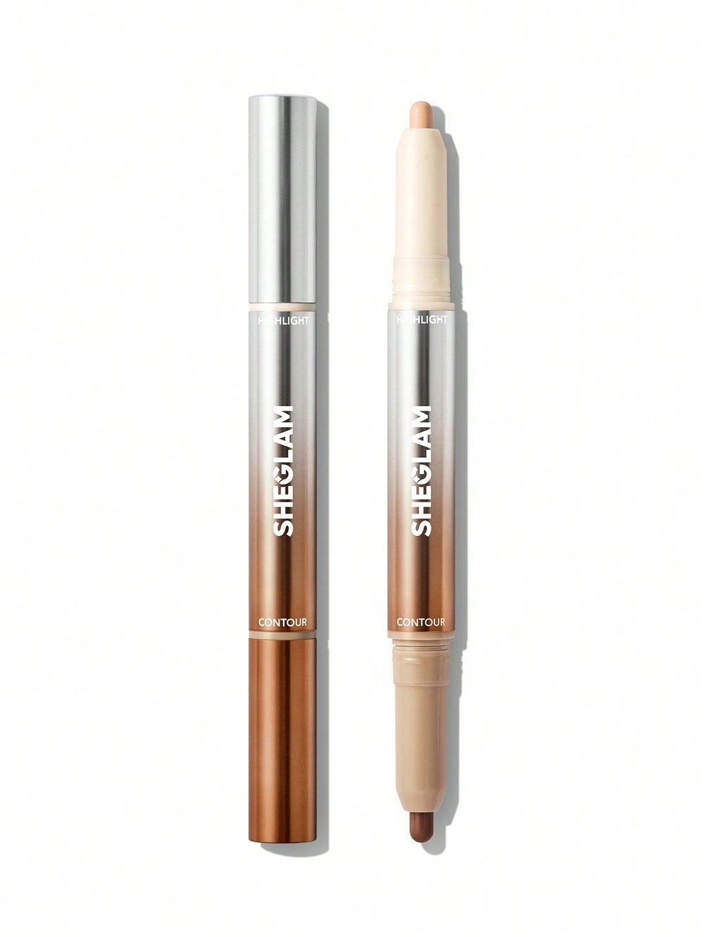 Chestnut Fine Line Contour & Highlight Dual Pen - Image 1