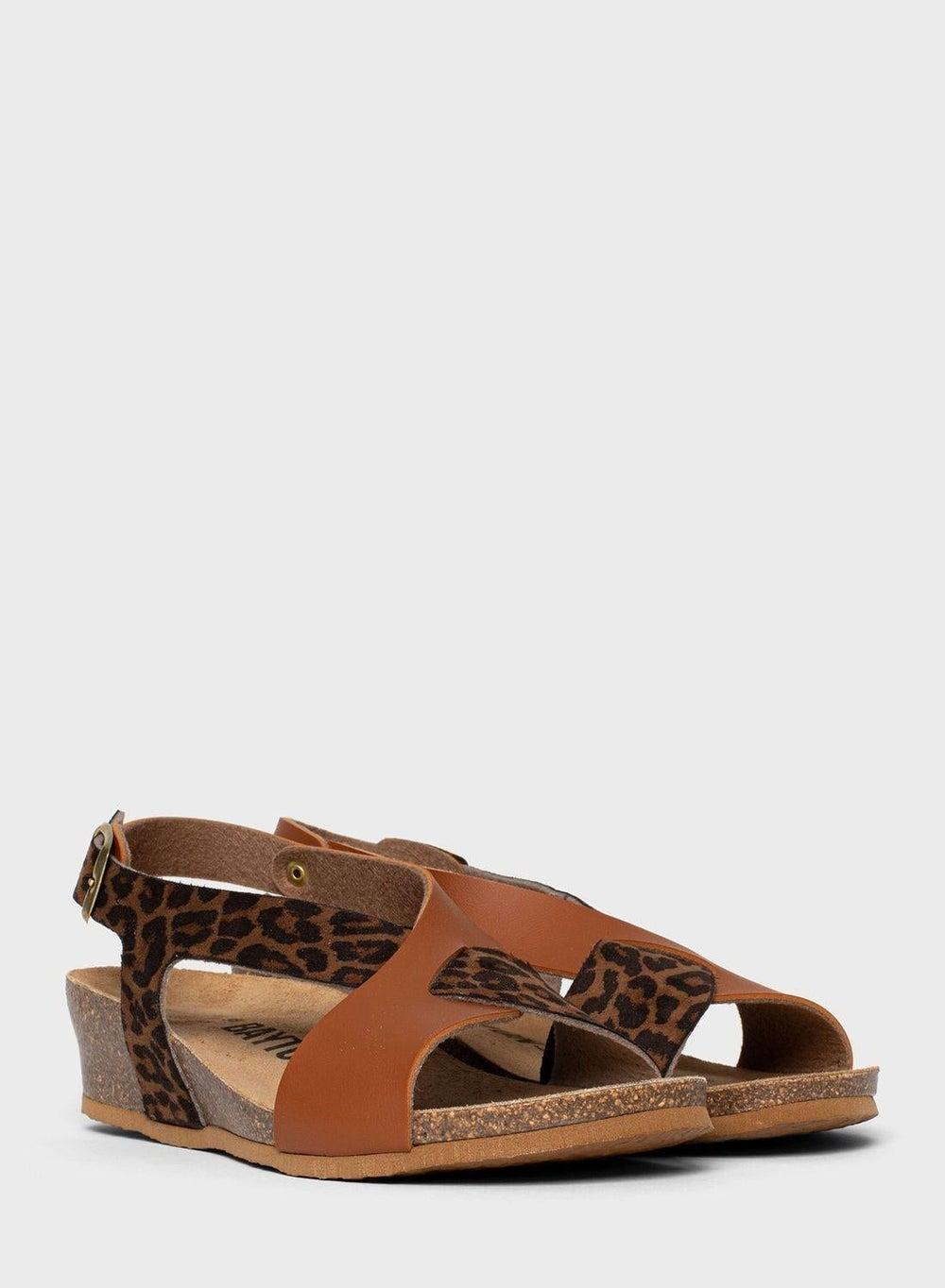 Salamanque Strappy Mid Heel Wedges: Elegance Meets Comfort - Image 1