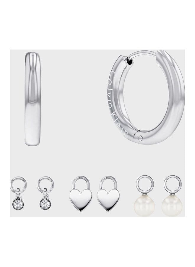 CALVIN KLEIN Elegant Huggie Hoop Earrings Gift Set for Women - Image 1