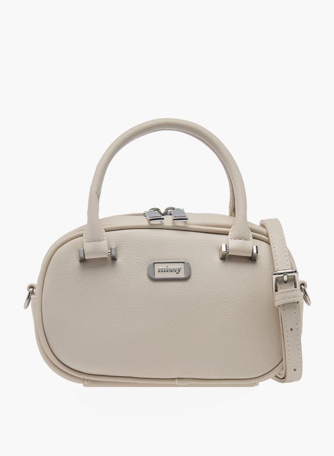 MISSY Chic Textured Tote Bag with Adjustable Strap - Image 1