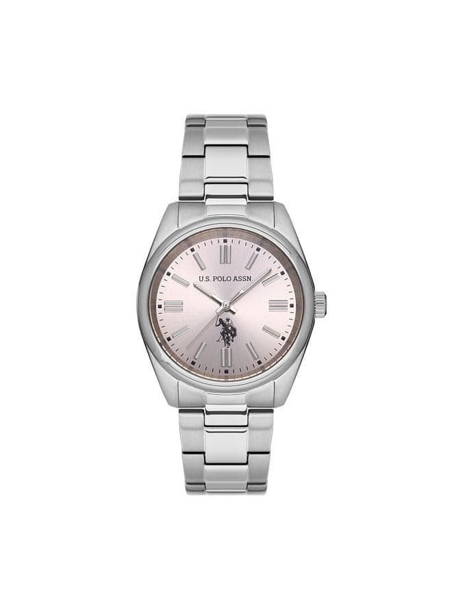 U.S. Polo Assn. Stile 34mm Pink Dial Women's Watch - Image 1