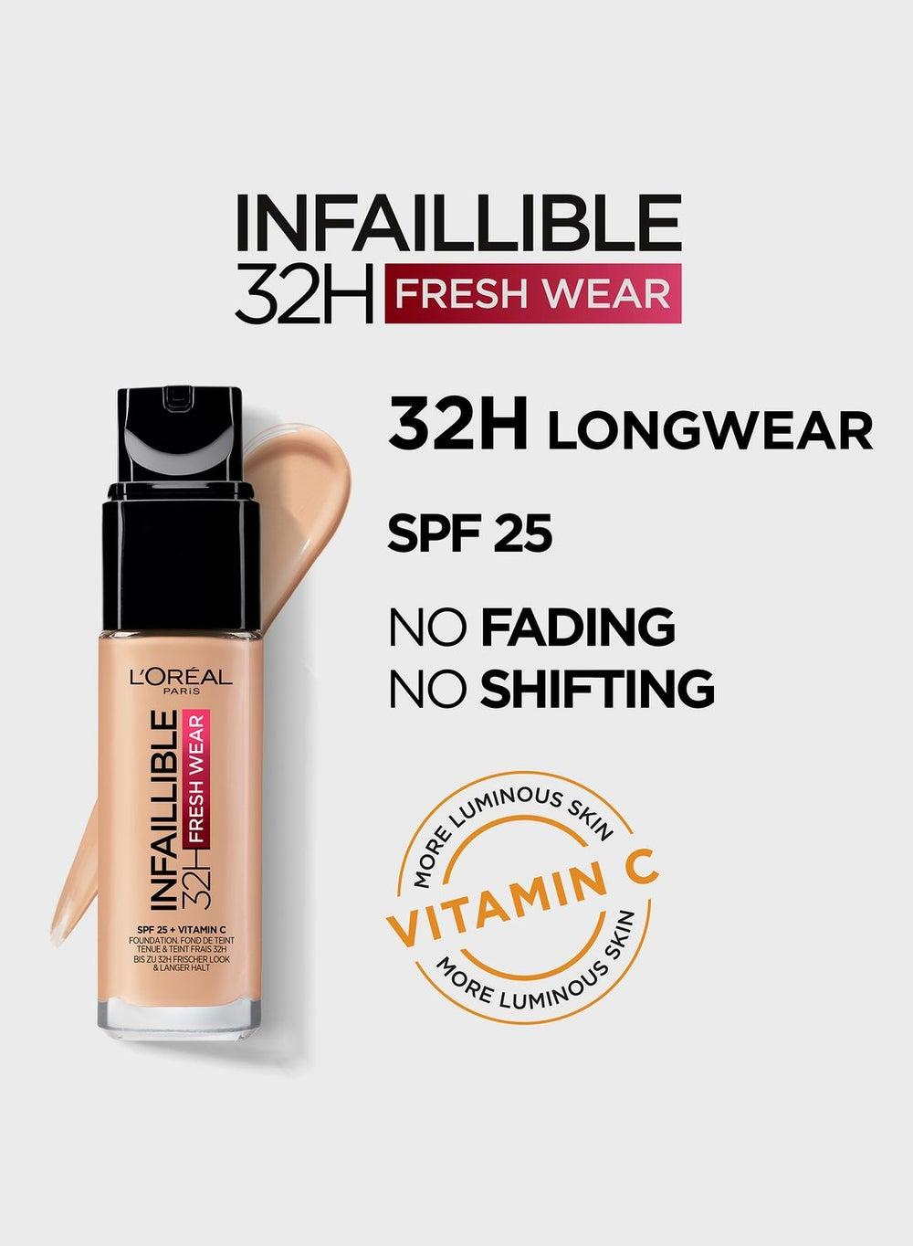 Infallible 24HR Fresh Wear Foundation - 140 Golden Beige - Image 1