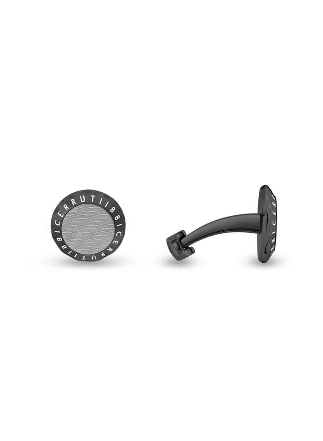 CERRUTI 1881 Pietro Elegant Stainless Steel Cufflinks - Image 1