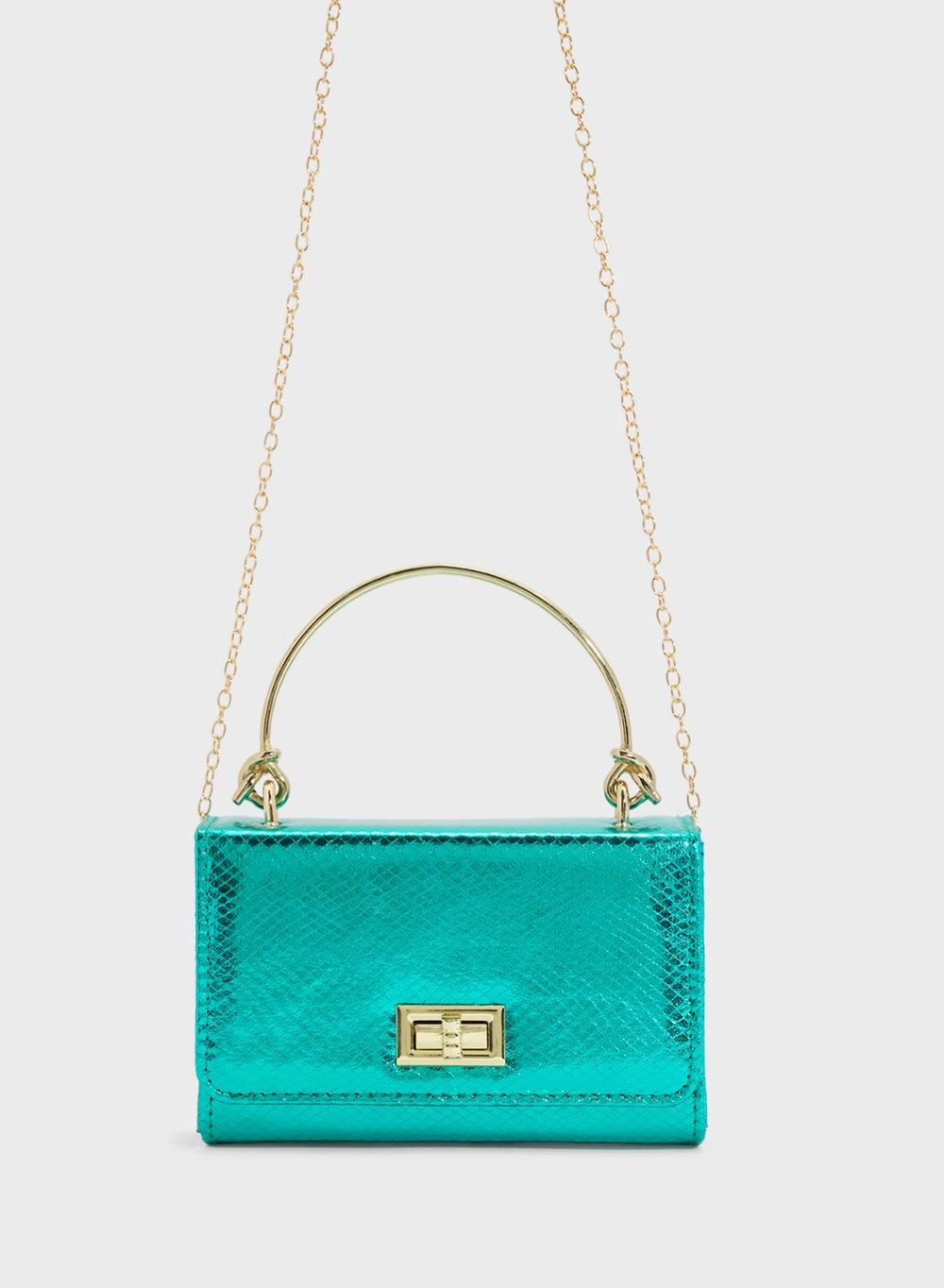 Ella Limited Edition Snake Print Satchel - Elegance in Every Detail - Image 1