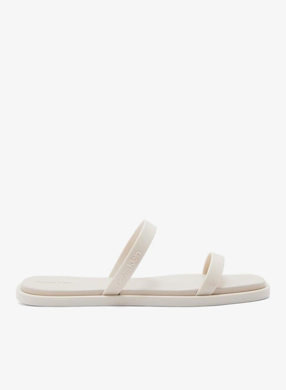 Calvin Klein Hw0Hw02417Aeo Elegant Beige Flat Sandals - Image 1