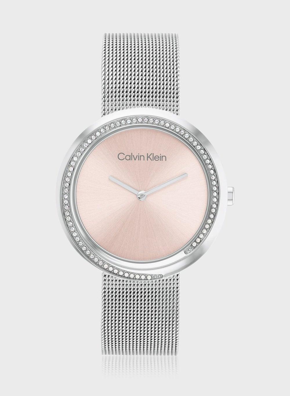 CALVIN KLEIN Women's Twist Mesh Strap Luxury Watch - Image 1