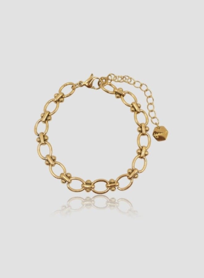 Lady Mauve Gold Gwen Hypoallergenic Bracelet for Women - Image 1