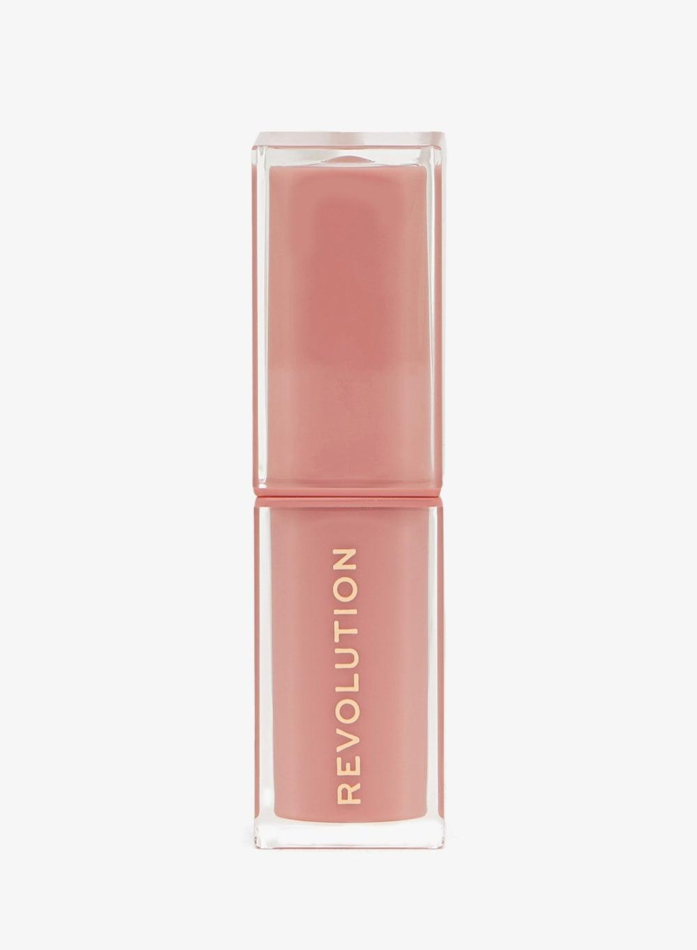 Revolution Mauve It Pout Shine Glossy Lipstick - Image 1