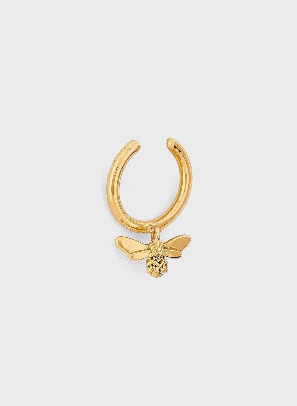 OLIVIA BURTON Lucky Bee Ear Cuff - Elegance Redefined - Image 1