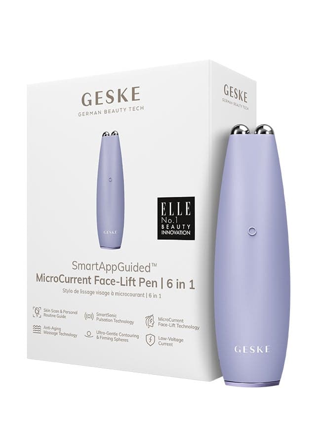 6-in-1 Purple MicroCurrent Face-Lift Pen | Youthful Radiance Restorer - Image 1