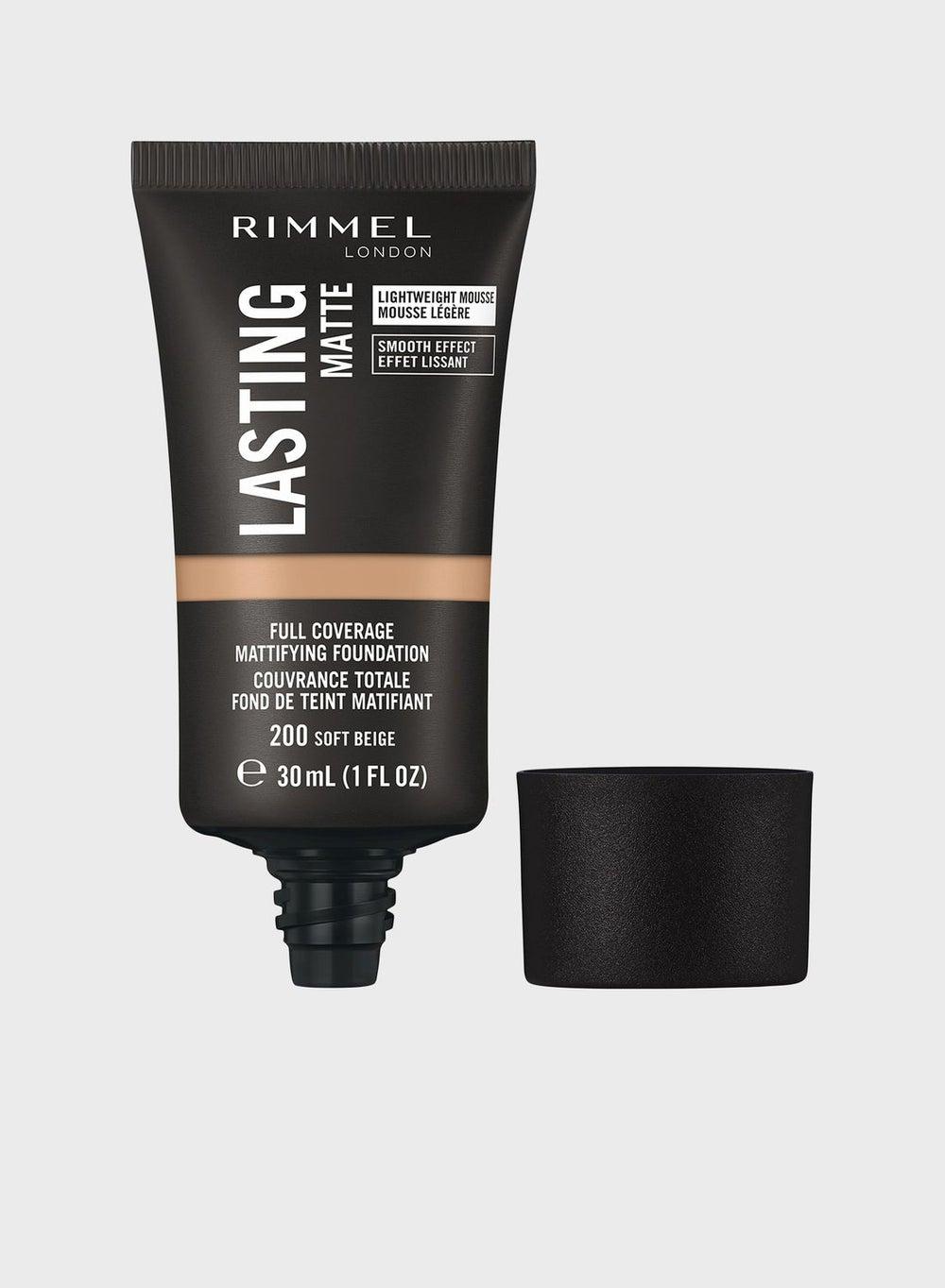 Rimmel Soft Beige 200 Matte Foundation – Perfectly Velvet, 30ml - Image 1