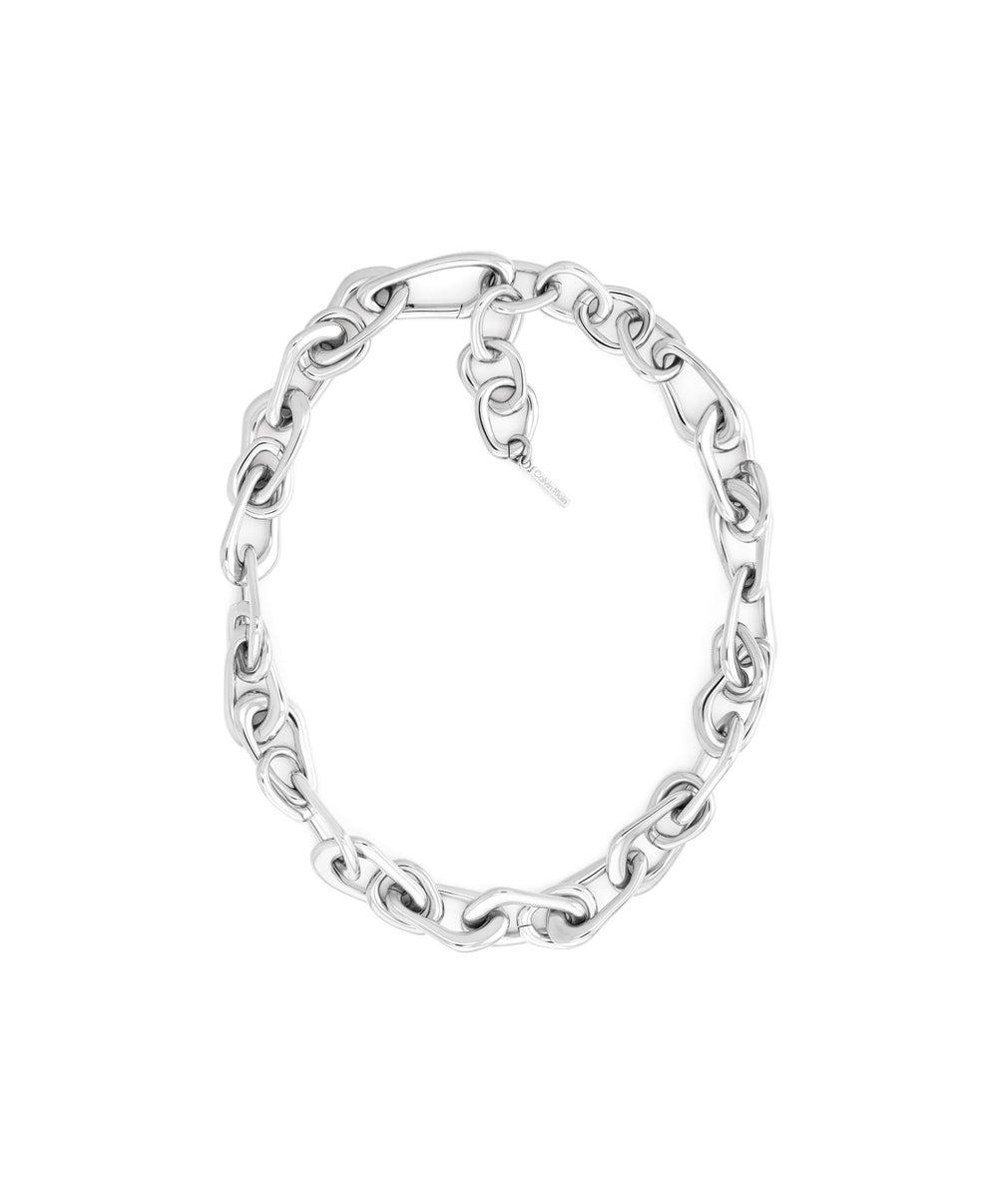 CALVIN KLEIN Chain Necklace with Sculpted Detailing - Image 1
