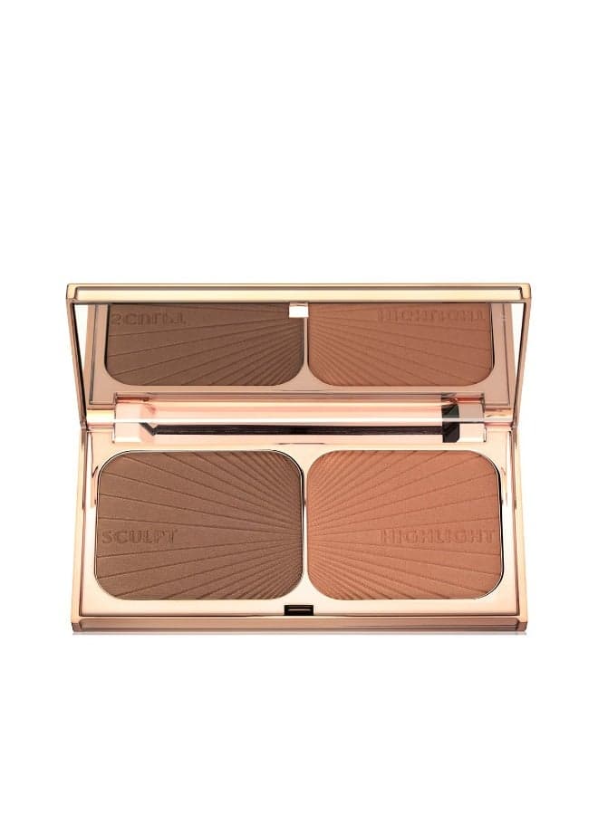 Filmstar Bronze & Glowdium/Darka: Contour and Highlighter Duo - Image 1