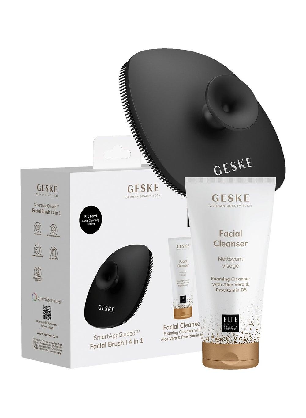 Geske Foaming Cleanser & Sonic Facial Brush Skincare Set - Grey - Image 1
