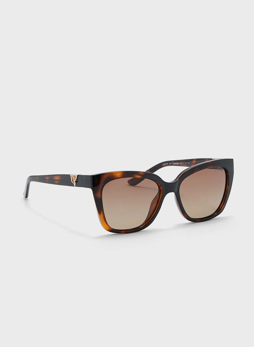GUESS Gradient Oversized Rectangle Women's Sunglasses - Image 1