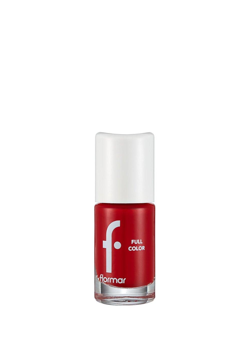 Flormar FC08 Vivid Optimistic Red Nail Enamel - Image 1