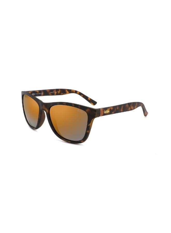 Lee Cooper LC1039C02 Demi Frame Sunglasses with Blue Revo Mirror - Image 1