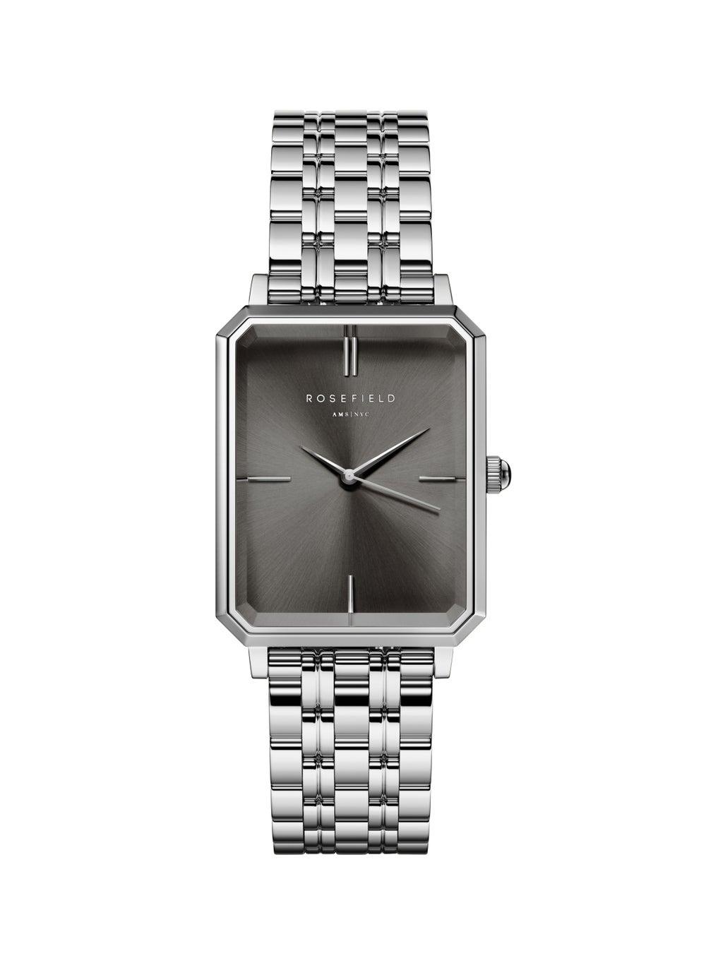 RoseField OGSSS-O80 Octagon Silver Steel Women's Watch - Image 1