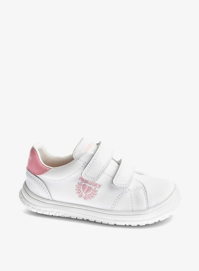 Pablosky Girls' Premium Leather Sneakers 200007 J - Elegant White - Image 1