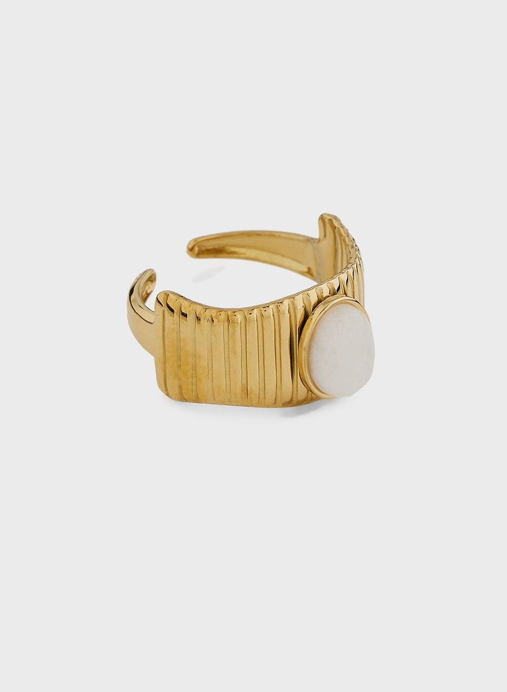 Lady Mauve MABEL OVAL Gentleman's Stone Ring - Image 1