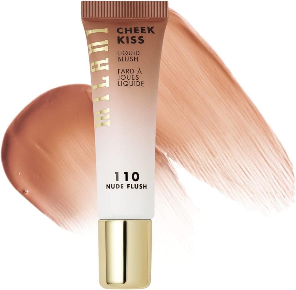 Milani Cheek Kiss 110 Nude Flush - Luxe Liquid Blush - Image 1