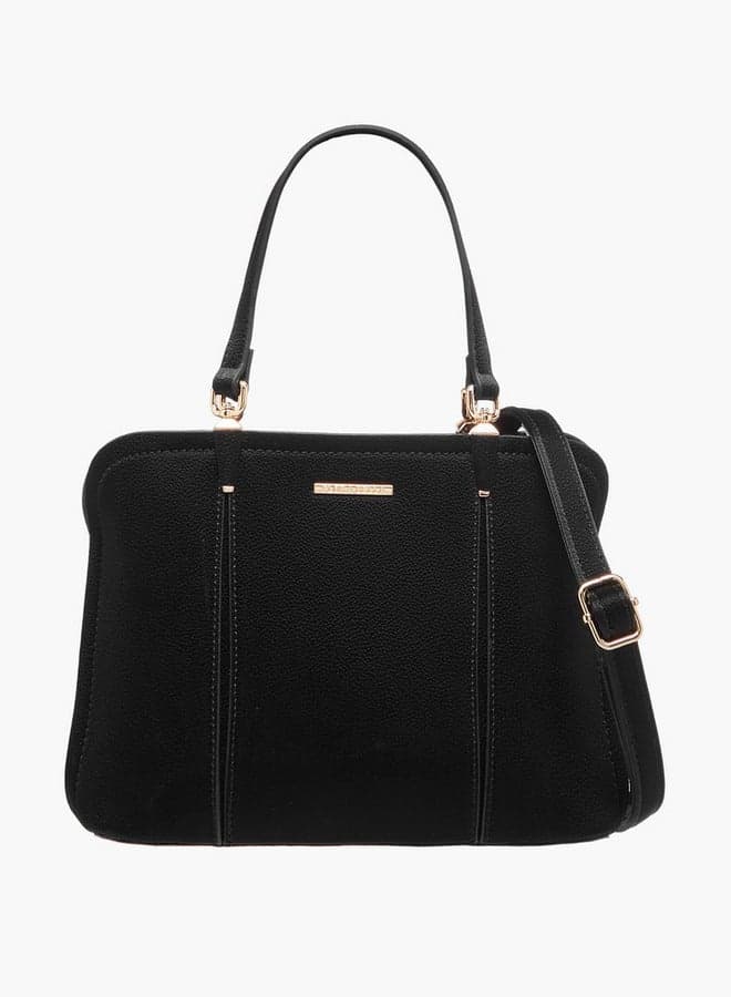 Flora Bella Textured Tote: Elegance On the Go - Image 1