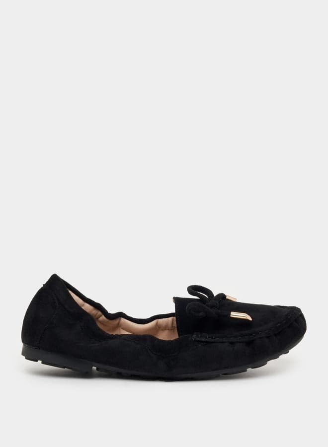 Elegant Styli Bow Loafers - Model 7009955801Black - Image 1