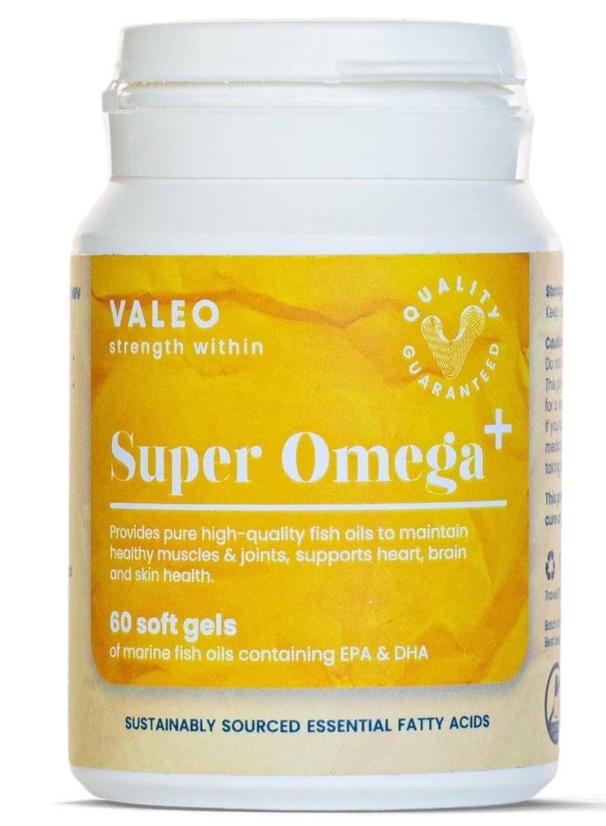 Valeo Super Omega+ 60 Softgels: Essential Heart & Vision Health - Image 1