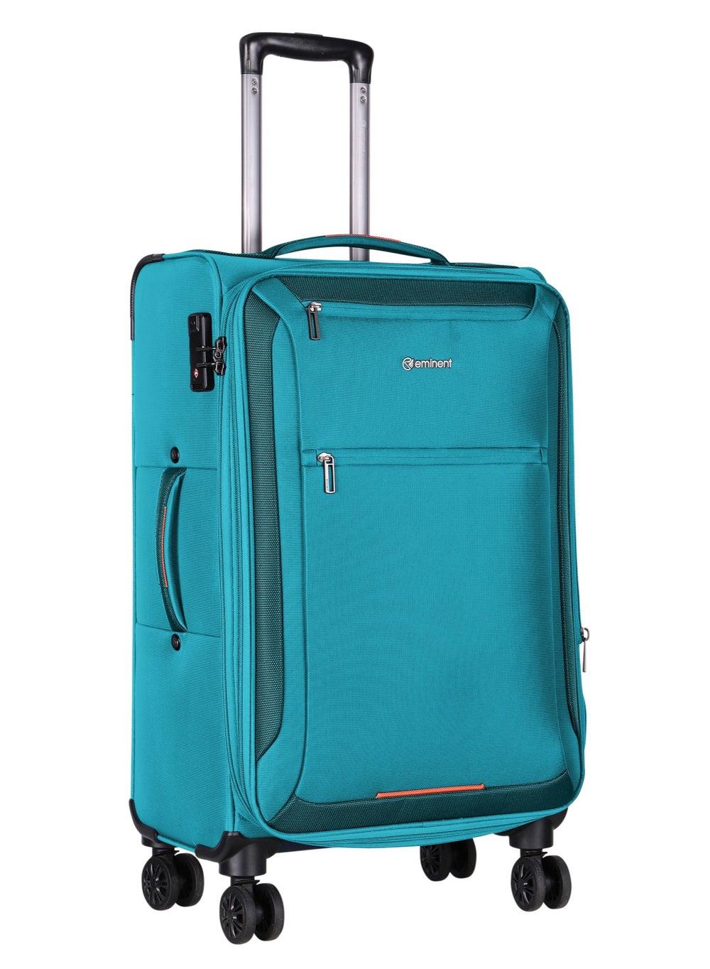 Eminent 24 Green Medium Lightweight Expandable Spinner Suitcase E751 - Image 1