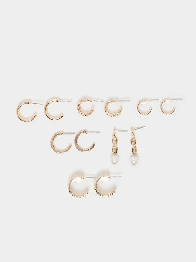 Styli Chic Collection - Elegant Assorted Earrings 6-Pack - Image 1