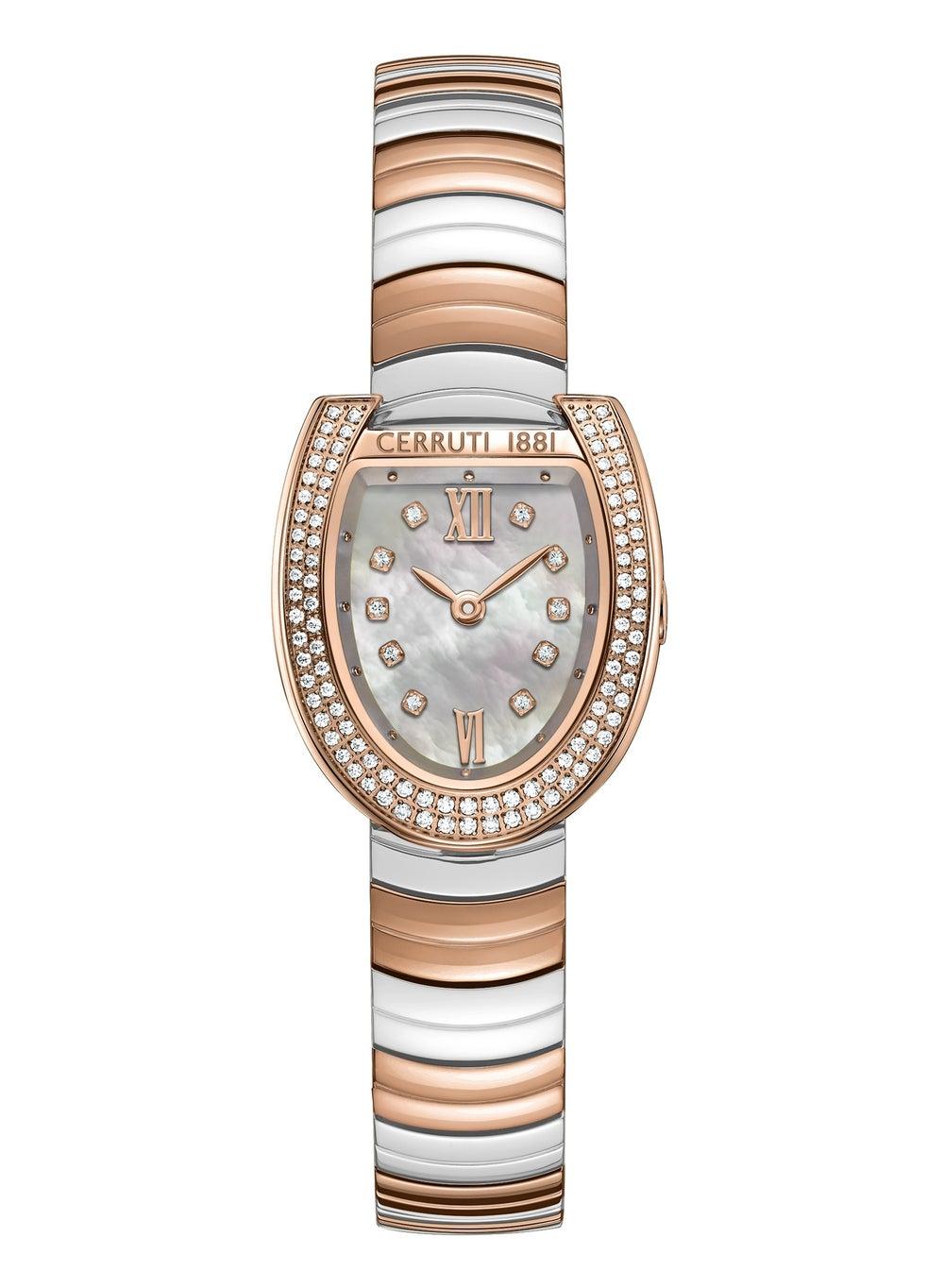 CERRUTI 1881 Lerici Elegance Women's Gold & Rose Watch - Image 1
