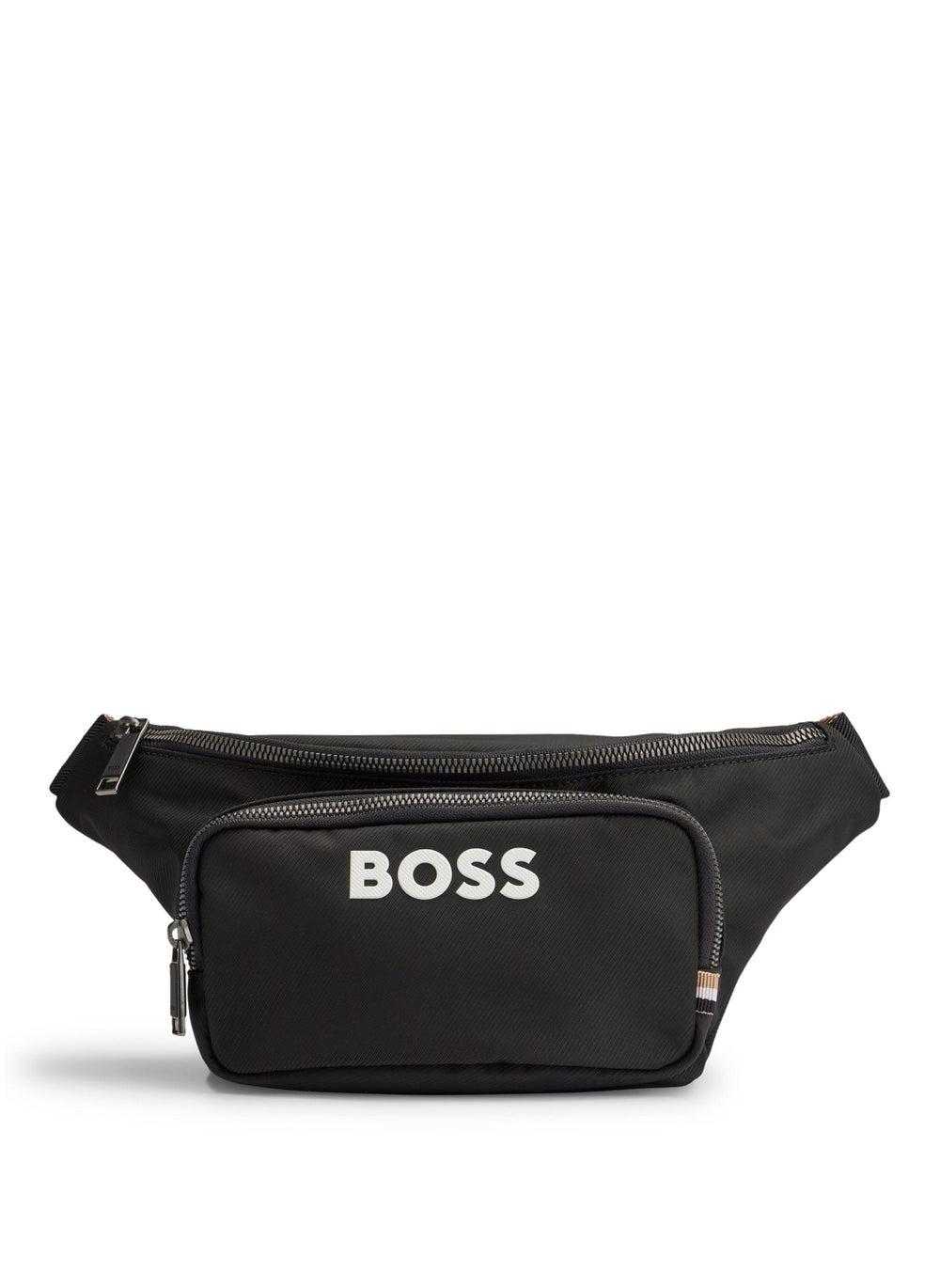 BOSS Men's Elegant Contrast Logo Belt Bag - Image 1